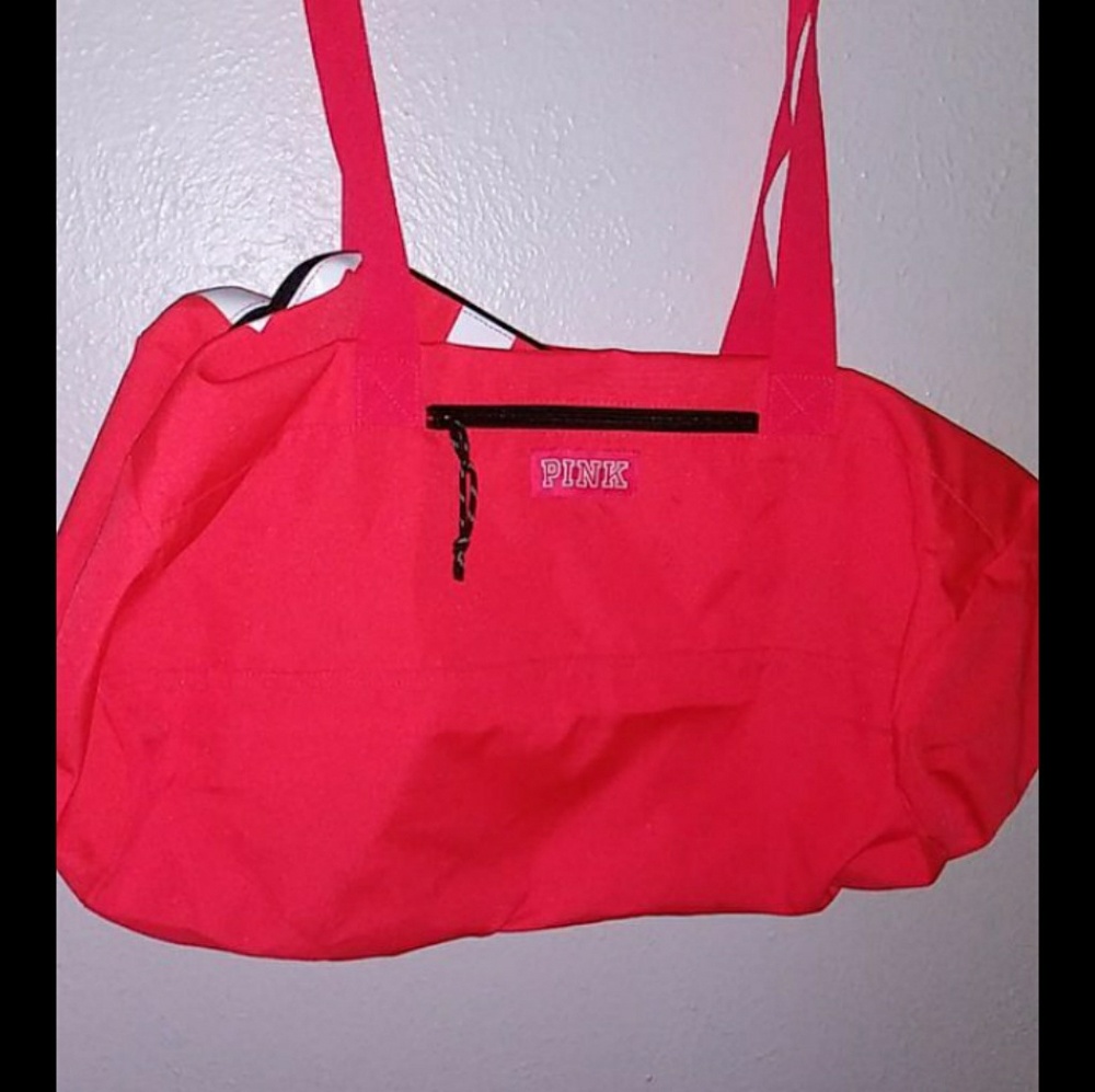 Pink Victoria Secret gym bag